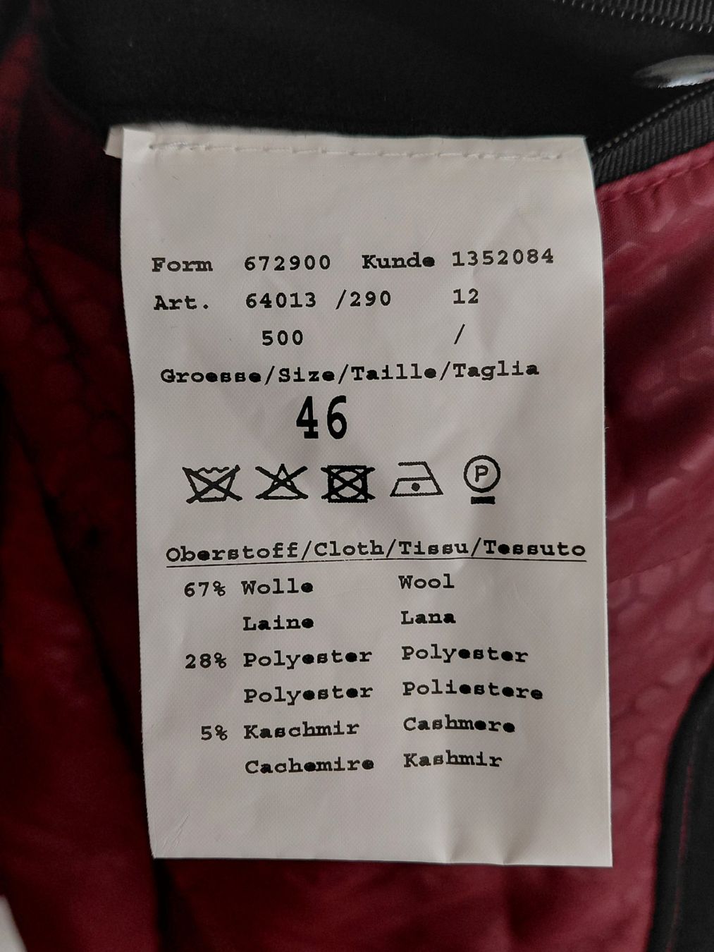 Bugatti Giacche: BUGATTI JACKE WOLLE Gr. M GORETEX – Usato da Bern venduto da wau68 7