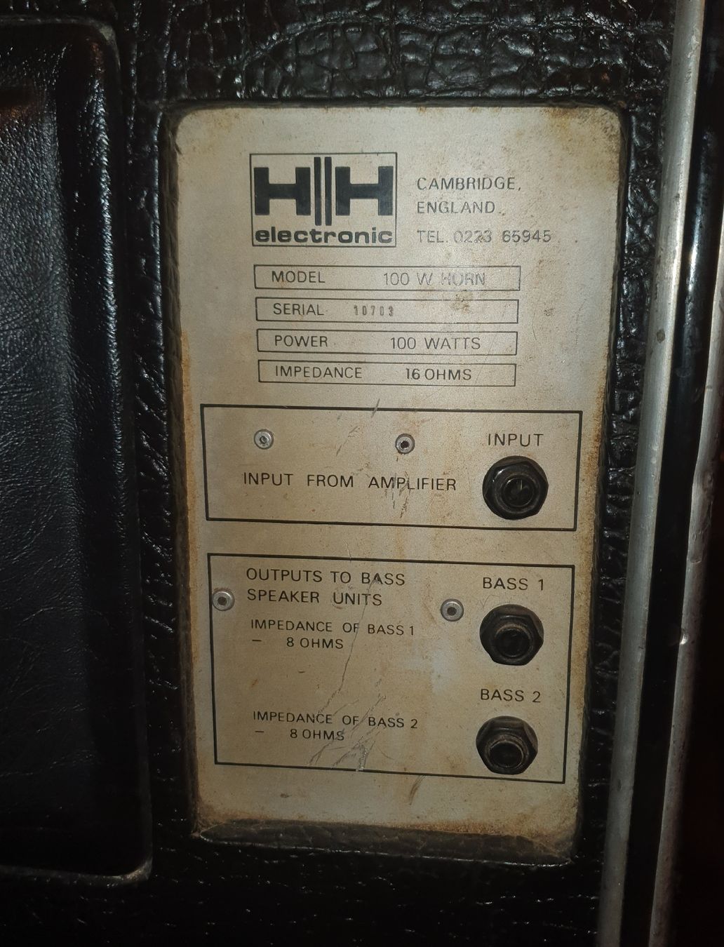 Casse acustiche: Vintage HH ELECTRONIC 2-Wege-Hornsystem – Usato da Pfäffikon ZH venduto da edwinstarr1 3