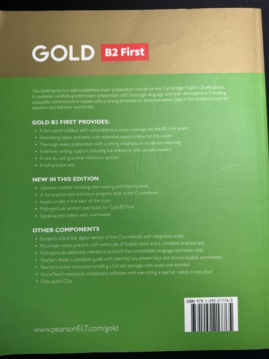 Livres: Gold B2 First Exam Maximiser New Edition Book – D'occasion à Hochdorf par Frogi456 3