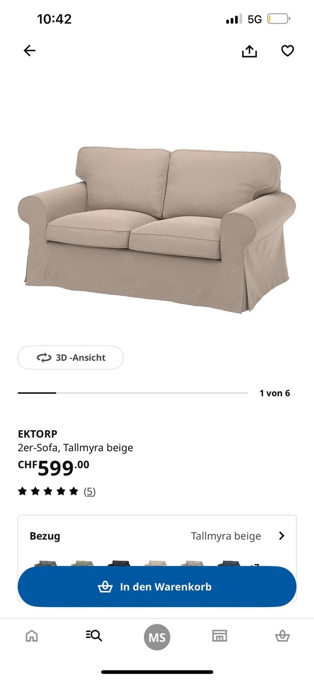 Ikea Divani: 2er Sofa – Usato da Pratteln venduto da egx_st5z 1