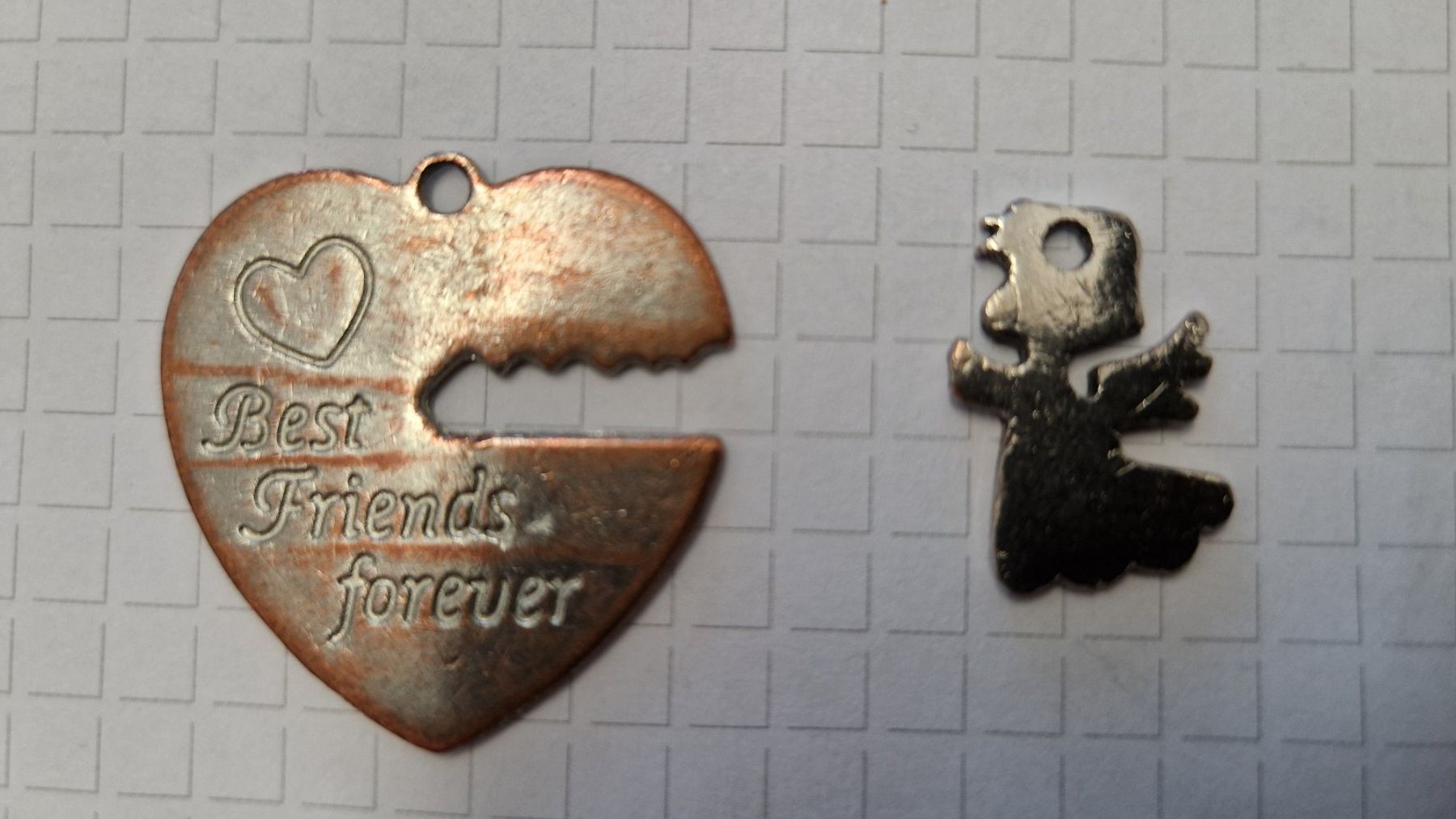 Ciondoli: Best Friends forever Engel Anhänger – Usato da Laufen venduto da nostalgie0811