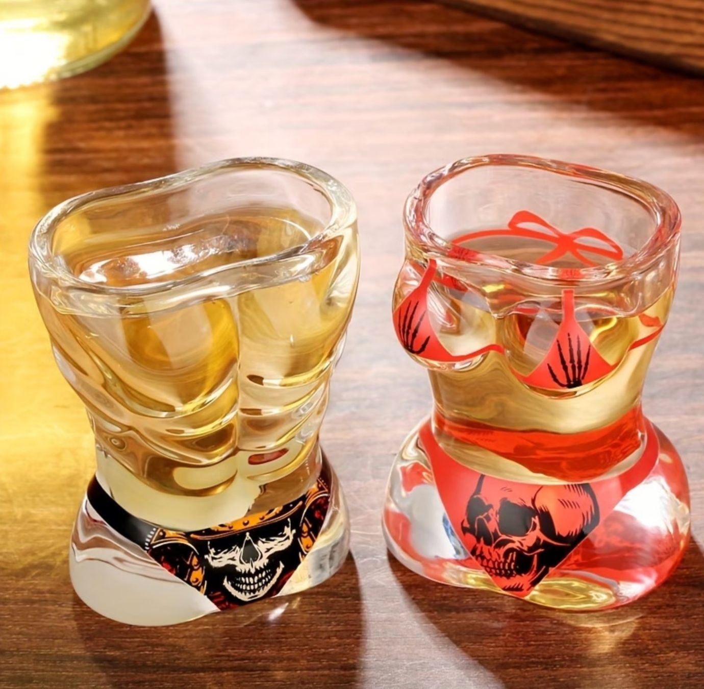 Bicchieri: Shot Glaeser Set, Totenkopf Design – Nuovo e nell'imballaggio originale da Reinach BL venduto da Deinfashion 1