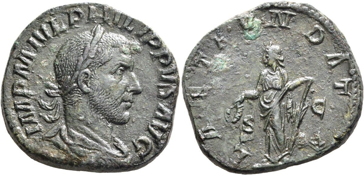 Tutti le monete: PHILIP I bronze sesterz - top! – Usato da La Sarraz venduto da classicworldcoins
