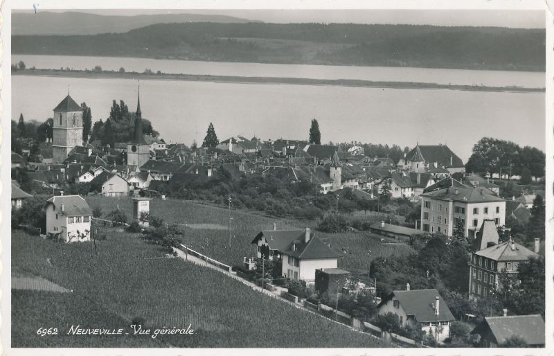 Cartoline postali: Neuveville + 1939 – Usato da Emmenbrücke venduto da teestube