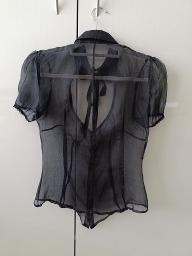 Dolce & Gabbana Blusen: D&G Bluse schwarz transparente kurzarm Grösse XS – Gebraucht aus Hergiswil NW von pol_9dl8 3