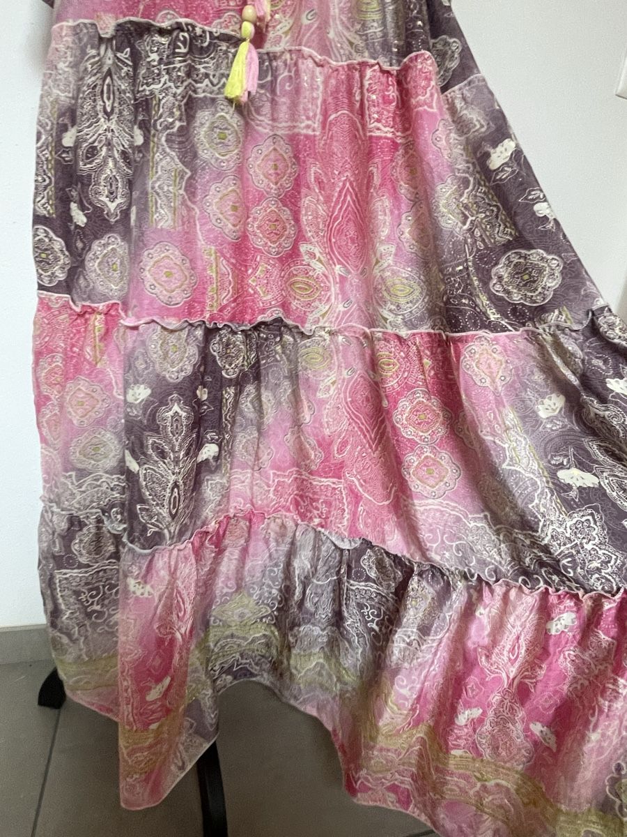 Vestiti: Boho Maxi Stufenkleid  in Seidenoptik – Nuovo (secondo la descrizione) da Sigriswil venduto da ck56 5