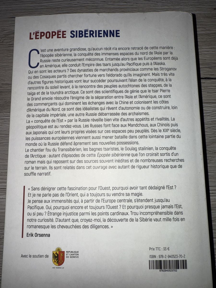 Bücher: L’épopée Sibérienne – Neu und originalverpackt aus Genève von DoualS 1