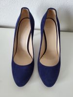 Navyboot Wildlederpumps, Gr. 38,5 - dunkelblau, elegant