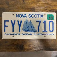 🇨🇦 Autonummer - Nova Scotia FYY-710 - Kanada