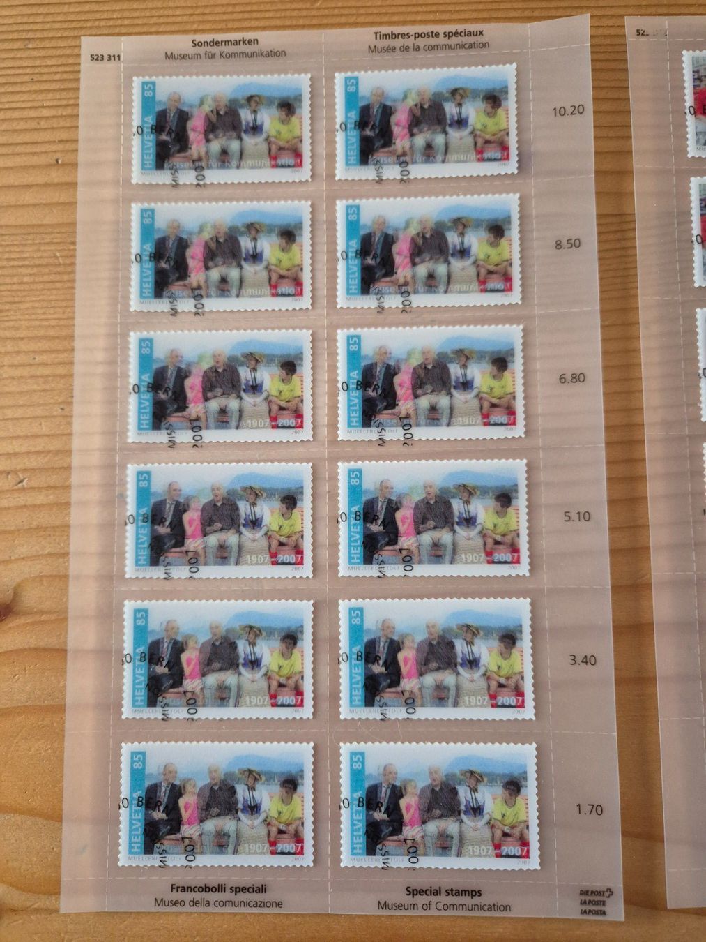 Tutti i francobolli: CH-Briefmarken Bogen mit ET-STempel Zustand gem.Bilder – Usato da Oberuzwil venduto da ceeg7 1