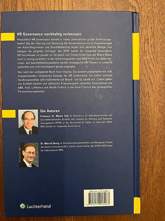Libri: HR Governance – Nuovo e nell'imballaggio originale da Bern venduto da galileoeo 1