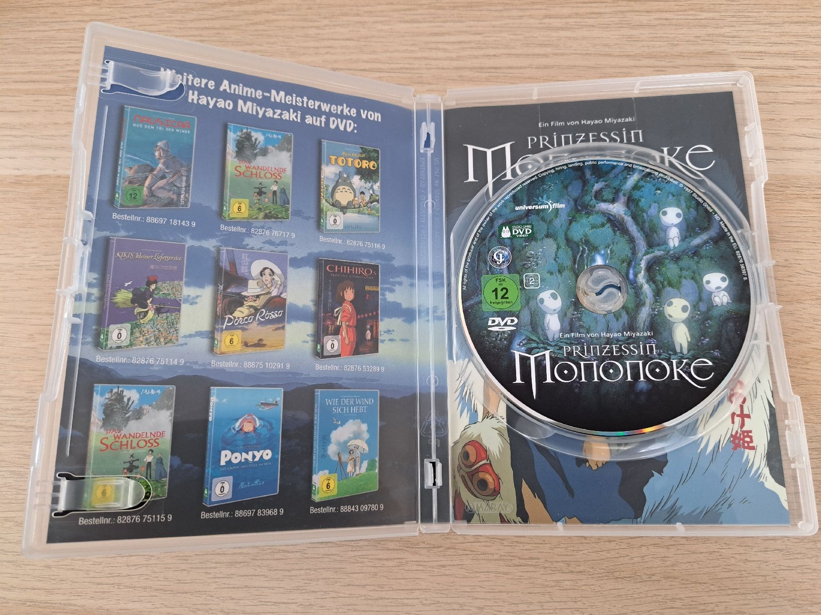 Tous les DVDs: DVD Prinzessin Mononoke – Neuf (Voir description) à Obfelden par ste_l29w 2