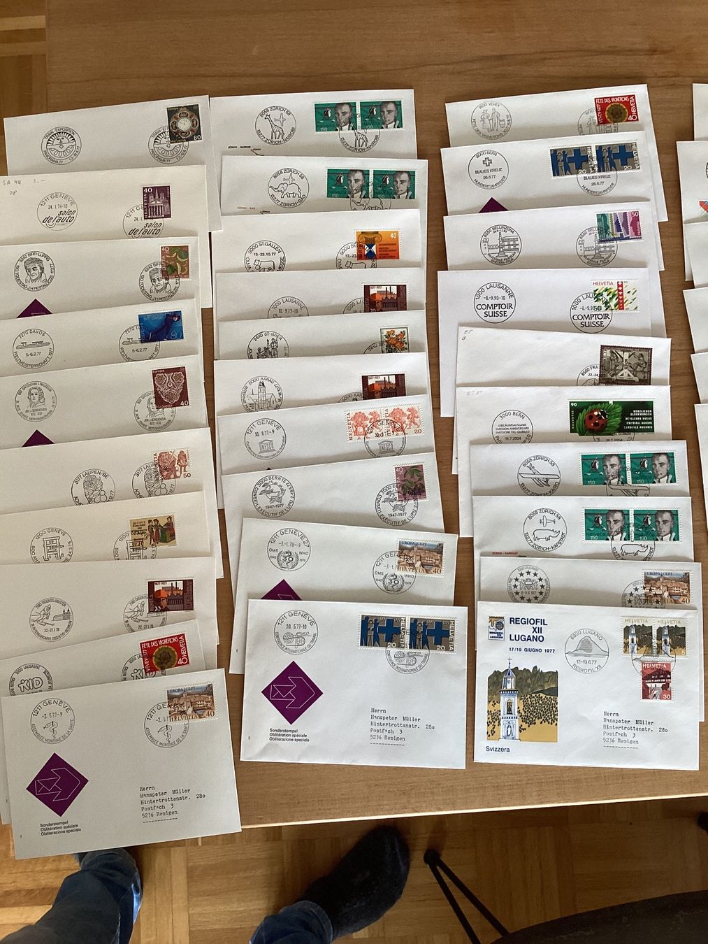 Tutti i francobolli: sonderstempel briefmarke – Usato da Reinach BL venduto da andreas_mueller 2