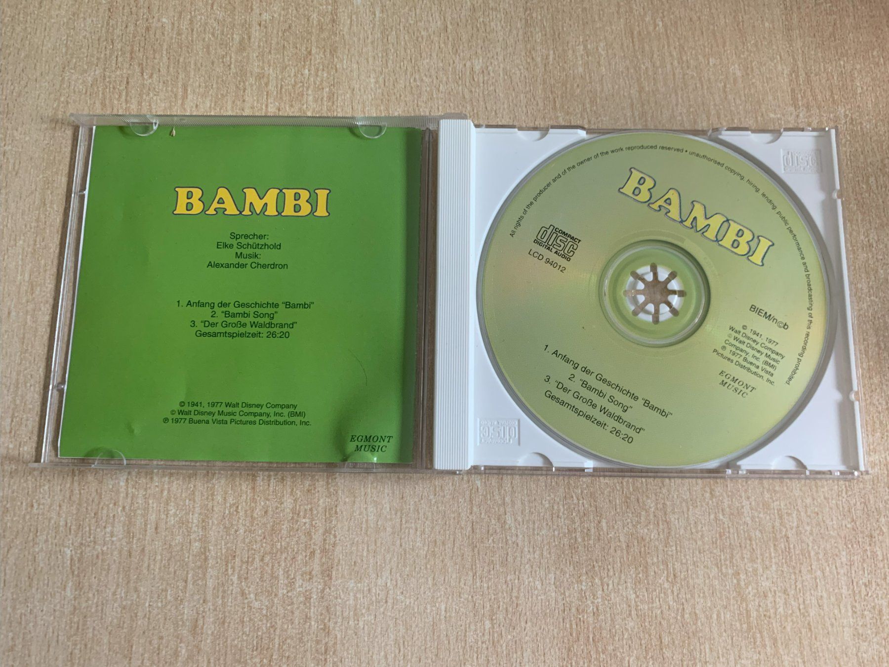 CD: Disney Bambi (CD) – Usato da Reinach BL venduto da con_ync2 2