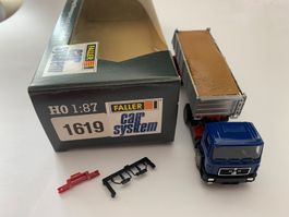 Faller Car System H0 1619 MAN Kippsattelauflieger in OVP