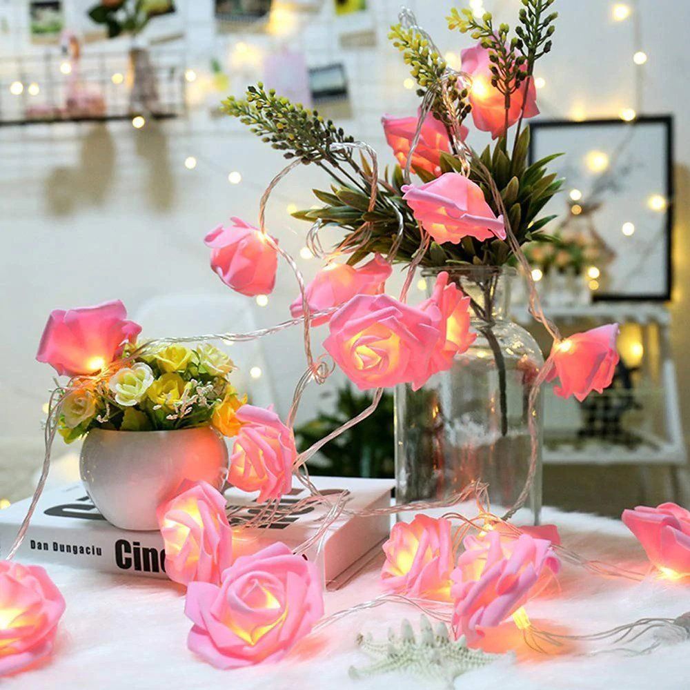 Ghirlande e barre luminose: Batterie Betrieben Led Rosen 3m – Nuovo e nell'imballaggio originale da St. Niklausen OW venduto da LED-Shop