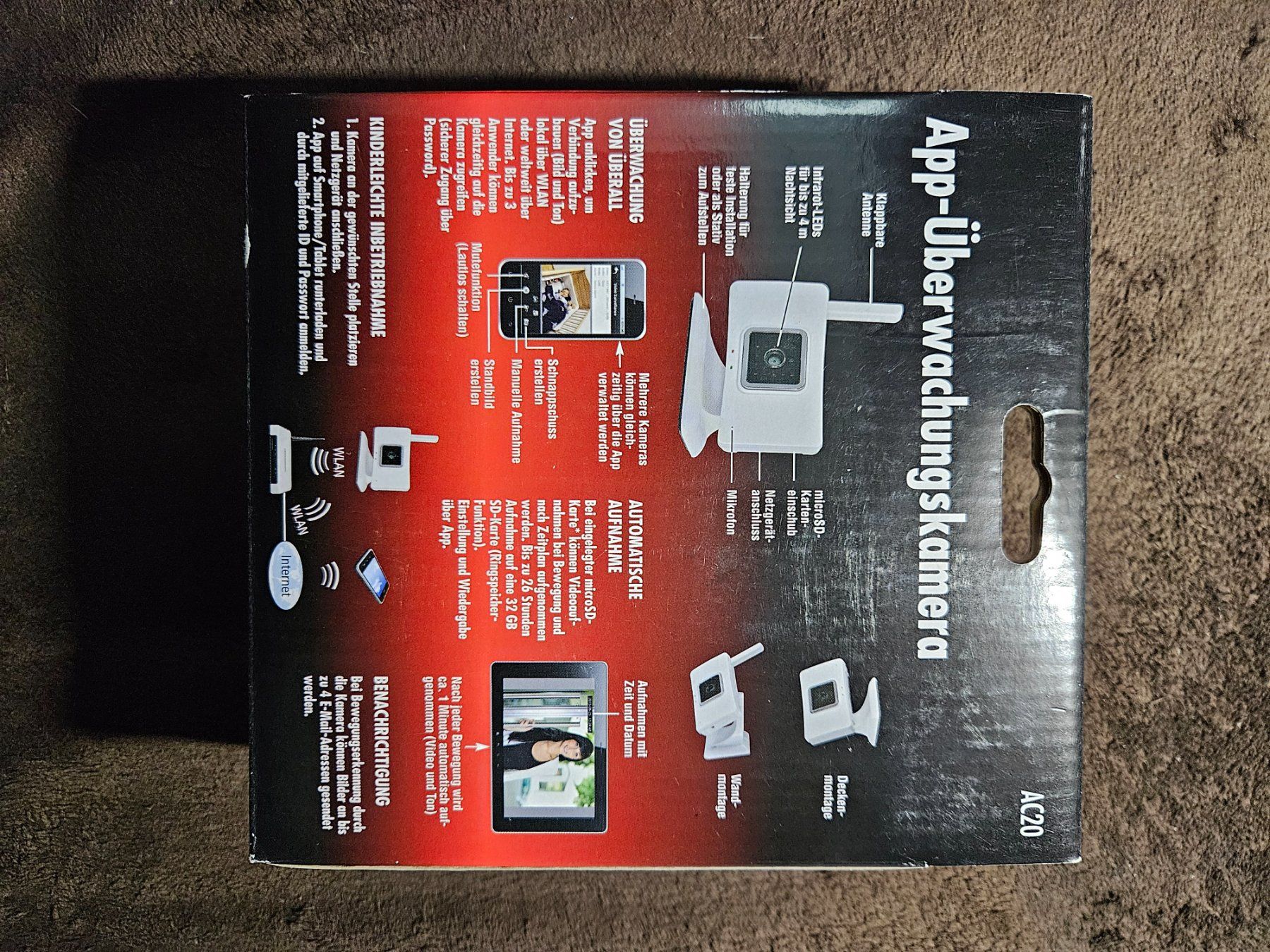 Videocamere: App-überwachungskamera Pentatech AC20 – Nuovo e nell'imballaggio originale da Romanshorn venduto da ka6155 1