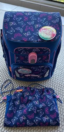 Tiger Family Schulthek mit Turnsack - Butterfly Edition