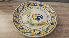 Grande piatto centrotavola in ceramica "gallo"