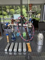 Wasserpfeife / Shisha gross und klein mit viel Zubehör
