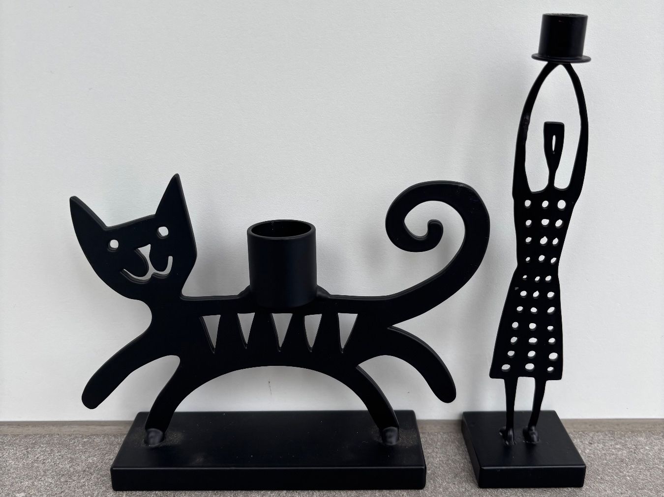 Portacandele: Set of TWO Swedish Bengt & Lotta iron candlesticks – Usato da Steinhausen venduto da ChromeVintage 3
