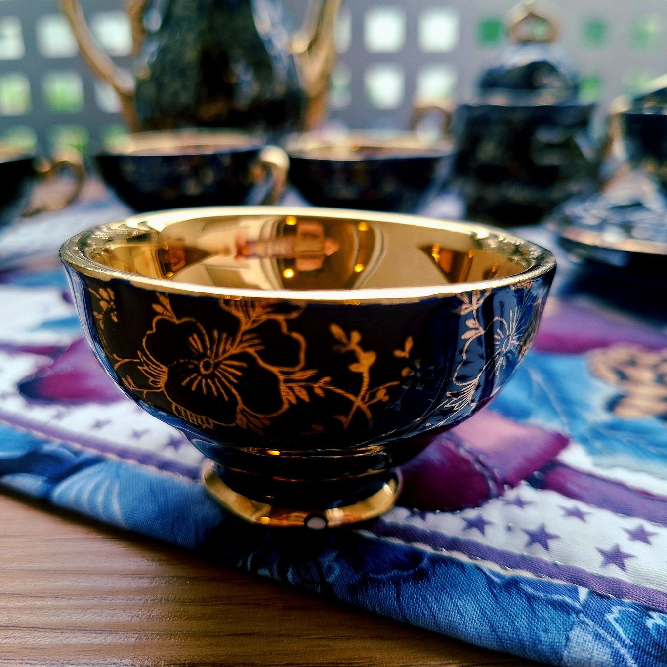 Set di piatti: Service à café "Midnight Gold" | MAYER & WIESAU – Usato da Sion venduto da XeniyaX 7