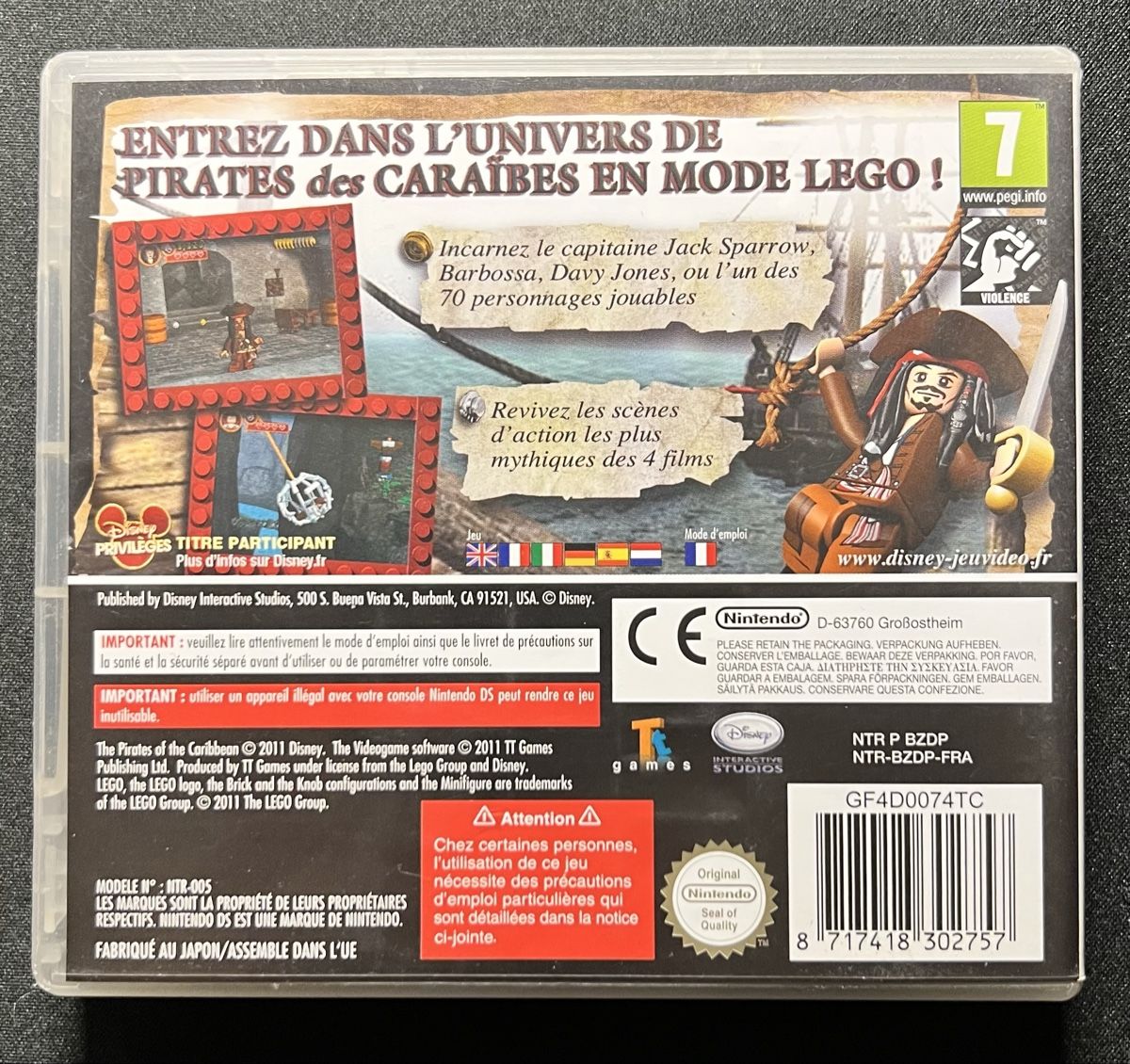 Nintendo Giochi: Lego Pirates des Caraïbes – Usato da Grandevent venduto da David28313 2