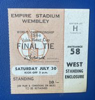 FUSSBALL WM ORIGINAL FINAL TICKET 1966