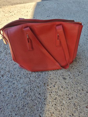 Furla Ledertasche Damen orange
