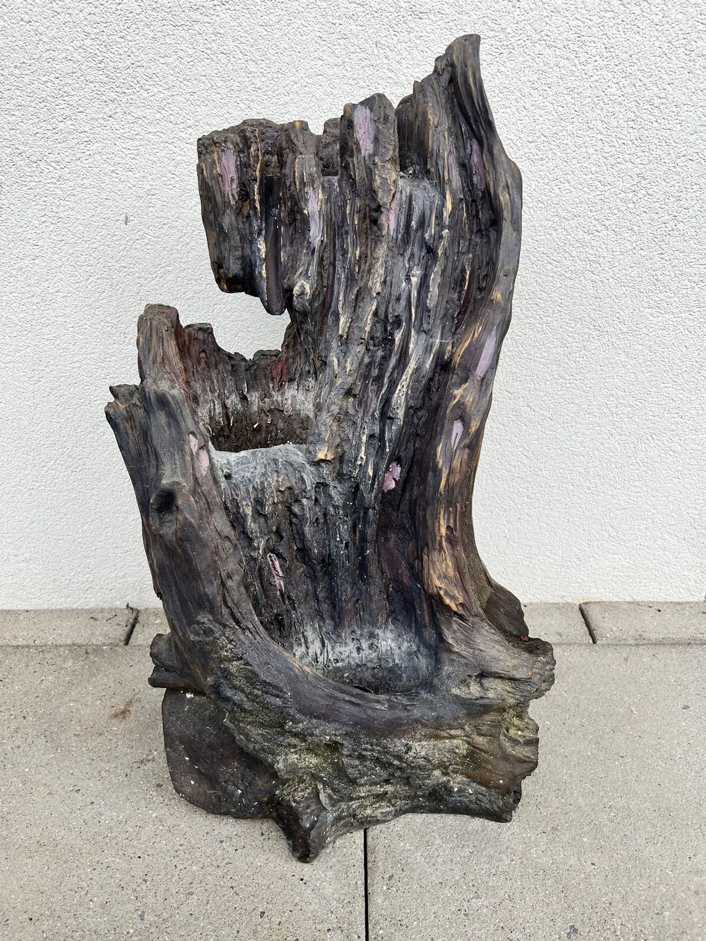 Stagni & Fontane ornamentali: Zimmerbrunnen in Holzstamm Optik – Usato da Kriens venduto da scubydo