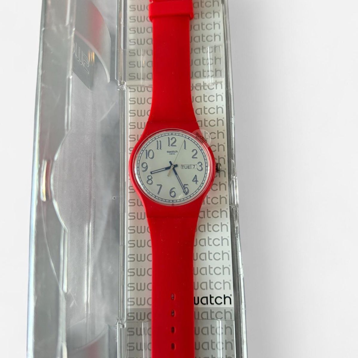 Swatch Uhren: Red Swatch Watch – Neu (gemäss Beschreibung) aus Basel von 1moonstar 1