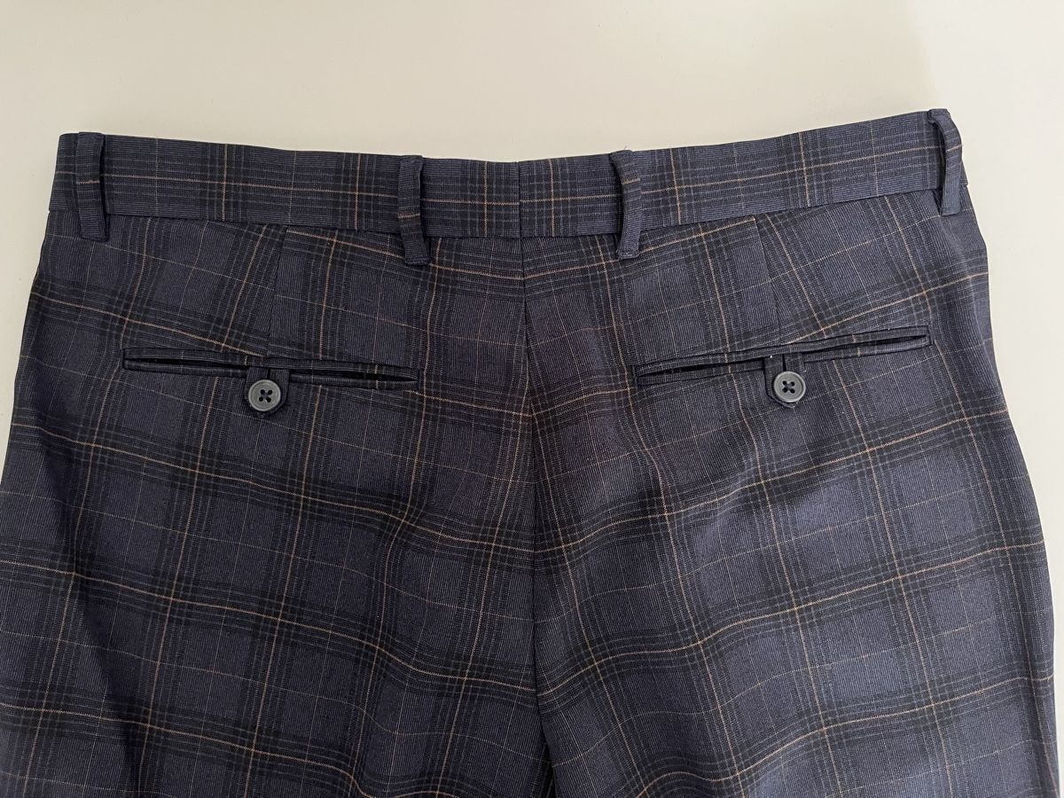 Next Hosen: Dunkelblau karierte Stoffhose - next – Neu (gemäss Beschreibung) aus Jonschwil von juliana_pluess 4