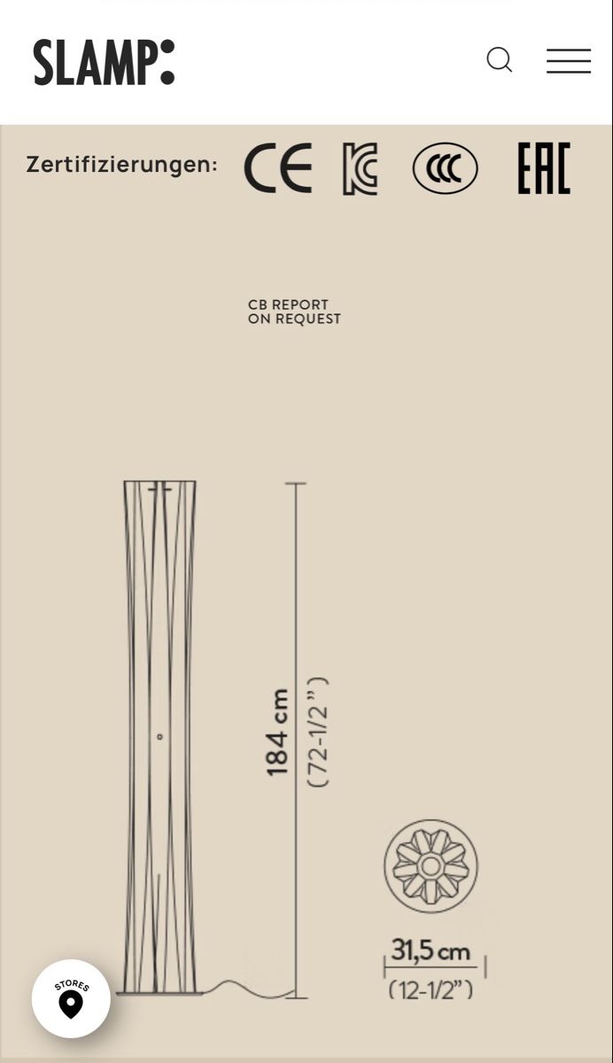 Lampes: Designer Stehlampe SLAMP – D'occasion à Beckenried par Bulook 8