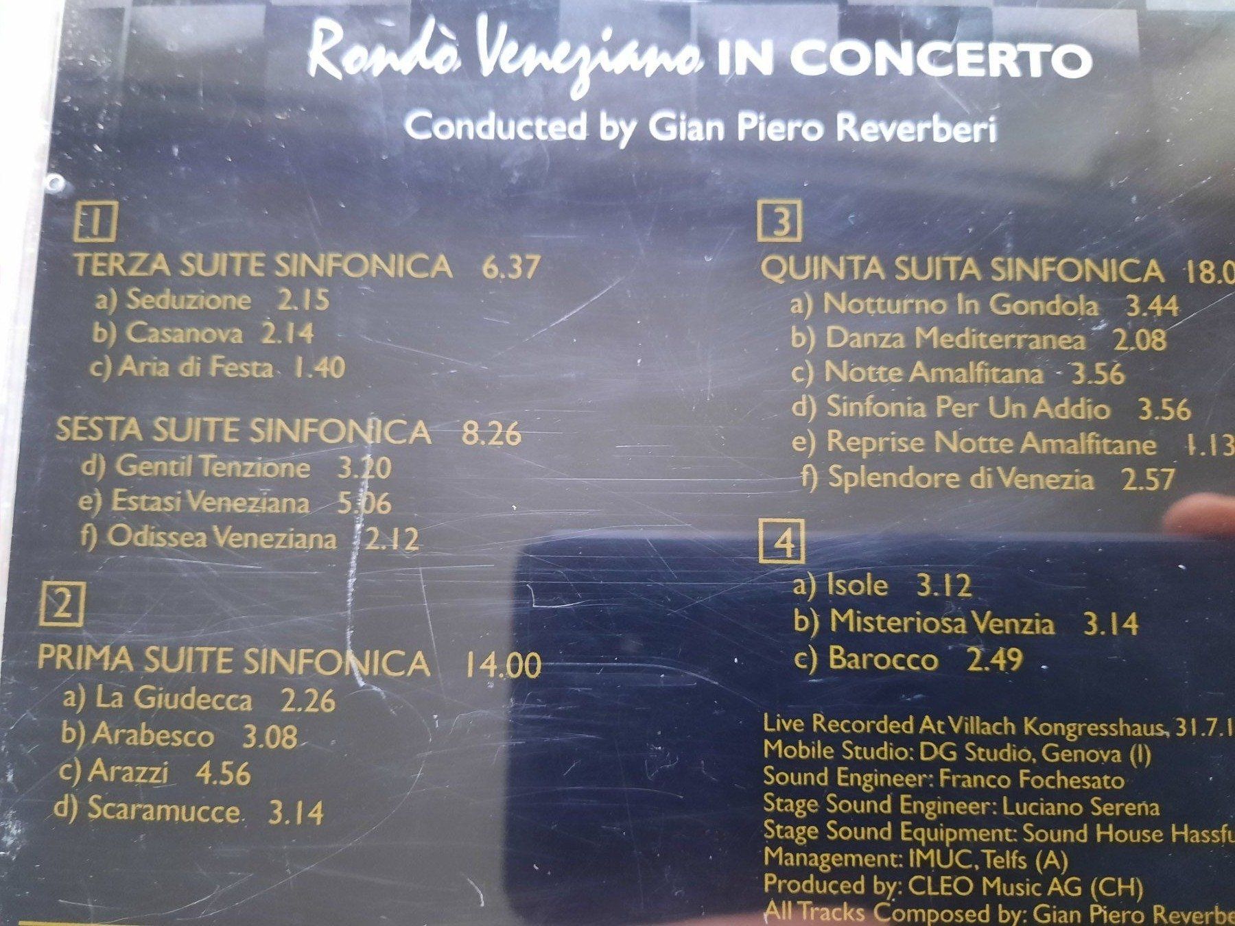 CD: Cd Rondo Veneziano in Concerto – Usato da Pully venduto da bro_n52j 2