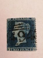 Two Pence Blue 1855 