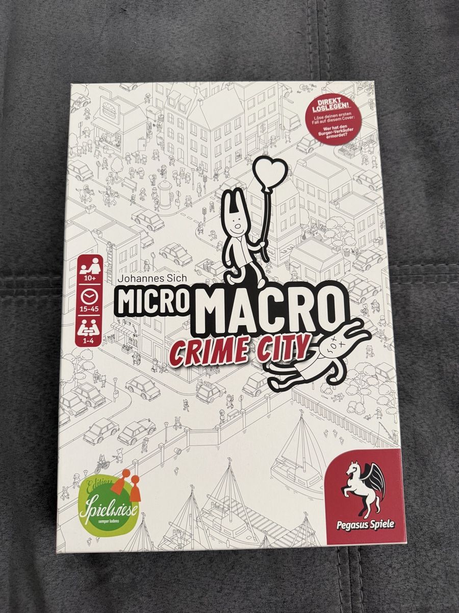 Giochi: Brettspiel Micro Macro Crime City – Nuovo (secondo la descrizione) da Schübelbach venduto da Sambodscha