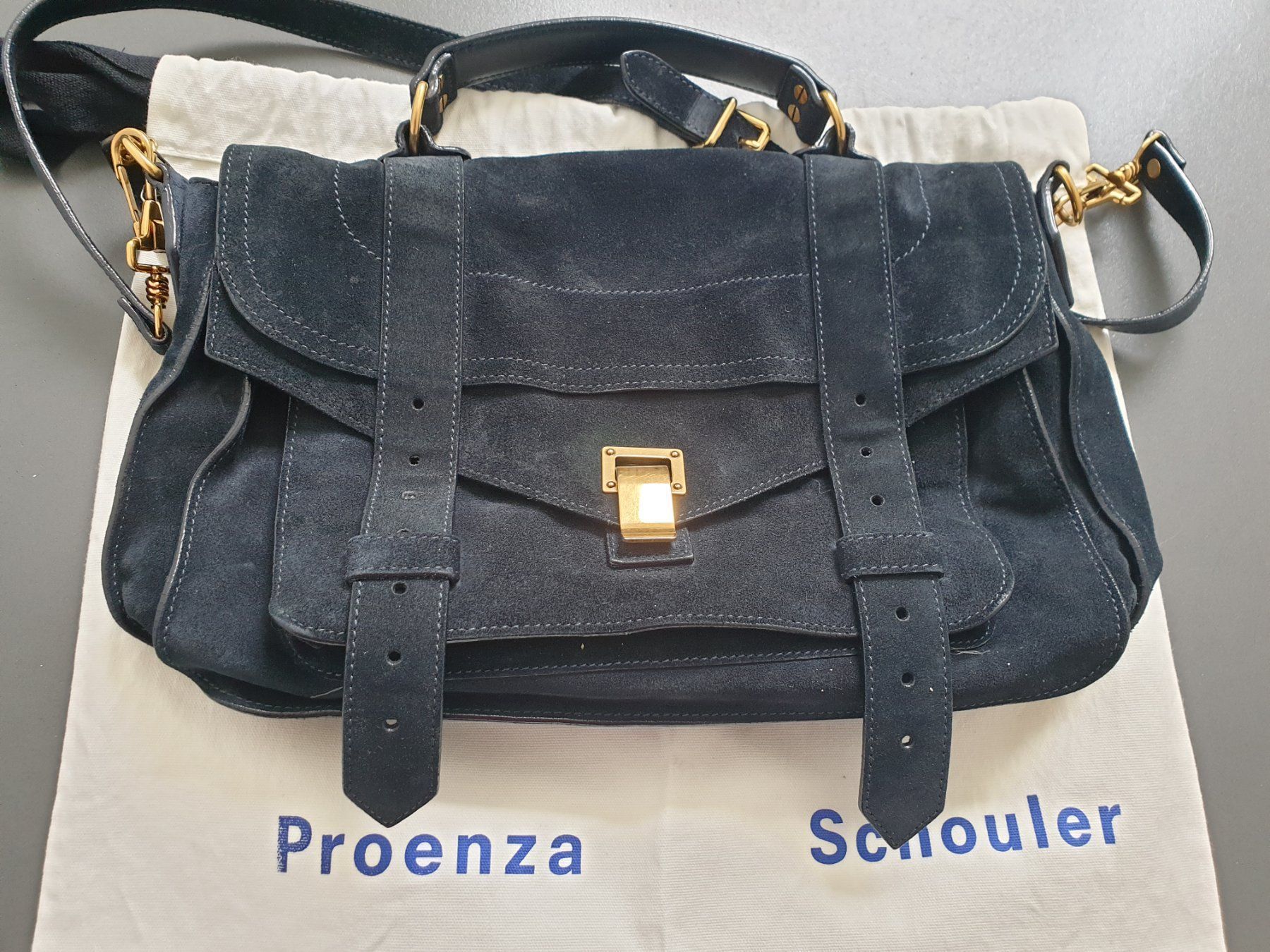 Proenza Schouler Borse da donna: Proenza Schouler PS1 Medium, Wildleder – Usato da Rütihof venduto da tweedy123