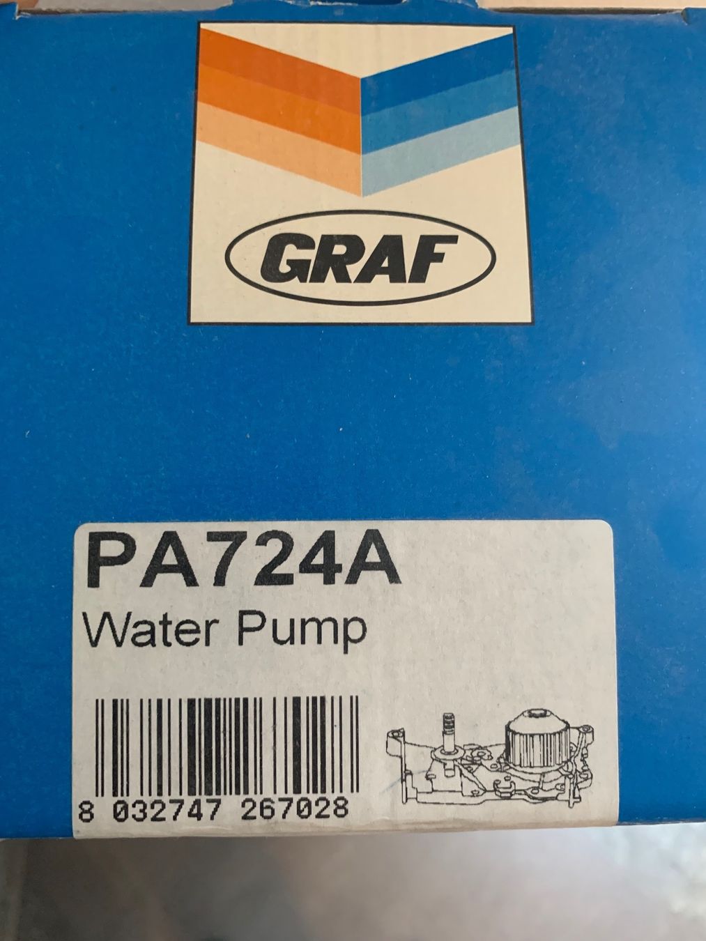Autos: GRAF PA724A Wasserpumpe – Neu und originalverpackt aus Rorschach von lobosch1