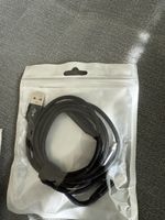 Neues USB-Kabel, schnellladefähig, Typ C, schwarz, OVP
