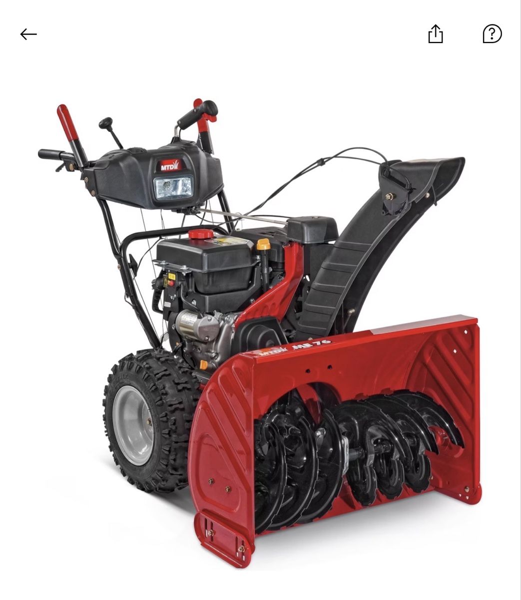Mtd Tutte le macchine: MTD Snow Blower - Ready for Winter, Great Condition! – Nuovo (secondo la descrizione) da Flüh venduto da wil_v55c