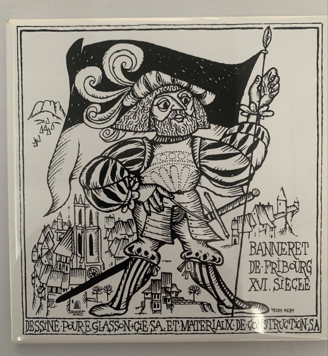 Grafica & Litografie: Schweizer Kunst - Teddy AEBY (1928-1992) – Usato da Düdingen venduto da polytropon_5