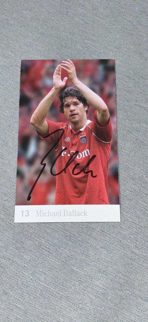 Autogramme: Autogrammkarte  Michael Ballack – Gebraucht aus Schmerikon von Olympia04