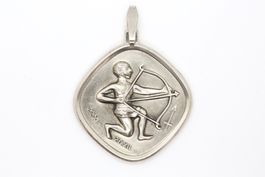 Silber Anhänger mit Sternzeichen "Schütze"