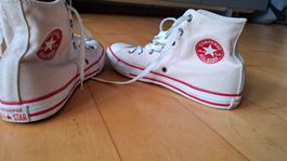 Converse All Star Chucks High, Beige, Grösse 38, Top!