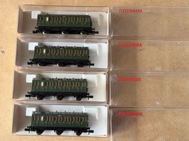 4x Fleischmann 8693 Personenwagen SNCF