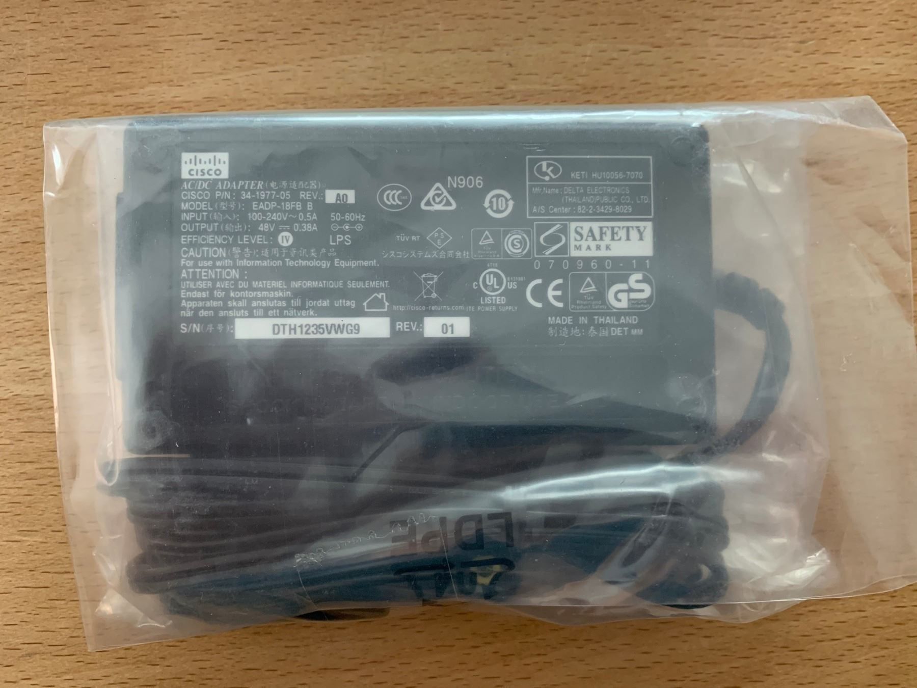 Cisco Ladegeräte: Original Cisco Netzteil für Access Point – Neu und originalverpackt aus Altstätten SG von Cobra96