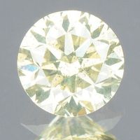 0.27 cts. CERTIFIED Diamond, SI3, Sparkly Light Yellow