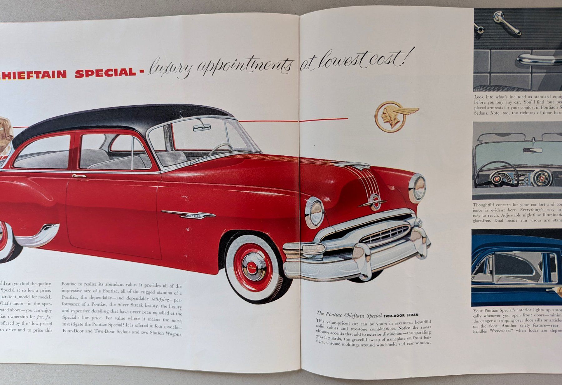 Pontiac Documenti: US-Originalkatalog "1954 PONTIAC", Großformat – Usato da Olten venduto da VanishingPoint.71 3