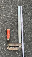 Serre-joint à vis, longueur totale 55 cm, état correct