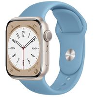 Silikon Armband für Apple Watch 42/44/45/49mm - Azurblau